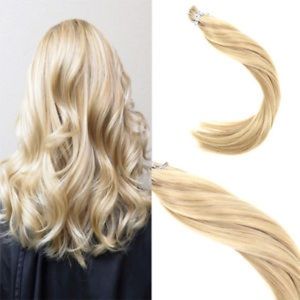 New 20” human hair extensions - Blonde - Nano bond